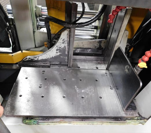 14" x 14" Hyd-Mech #H-14A, automatic horizontal bandsaw, 1-1/4" x .042" x 15' 2" blade, 49-377 SFPM, 10' - Image 3