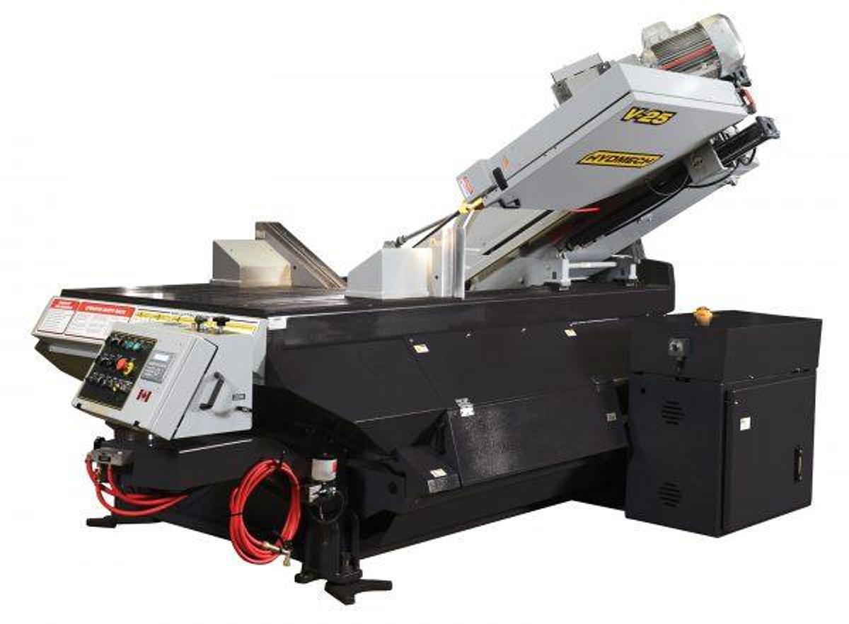 30" x 25" Hyd-Mech #V-25, automatic vertical bandsaw, 1-1/2" x 21-1/2" blade, 10 HP, 480 V., 75-350 SFM, 2 - Image 1