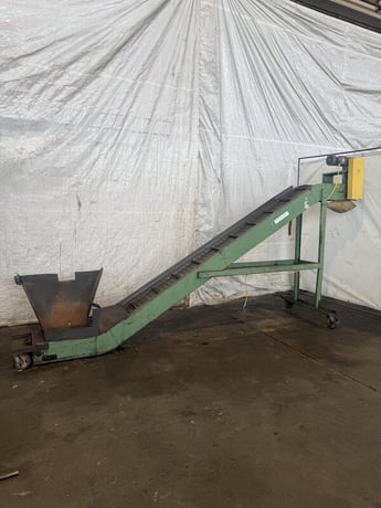 12" x 192" Wardcraft, chip conveyor - Image 2