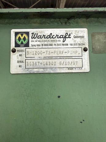 12" x 192" Wardcraft, chip conveyor - Image 9