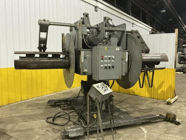 20000 lb. Colt #CHD-DR2000, double end uncoiler, 48" width, 60" outside dimensions, 20"-24" ID, Rowe coil - Image 2