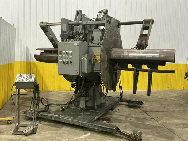 20000 lb. Colt #CHD-DR2000, double end uncoiler, 48" width, 60" outside dimensions, 20"-24" ID, Rowe coil - Image 3