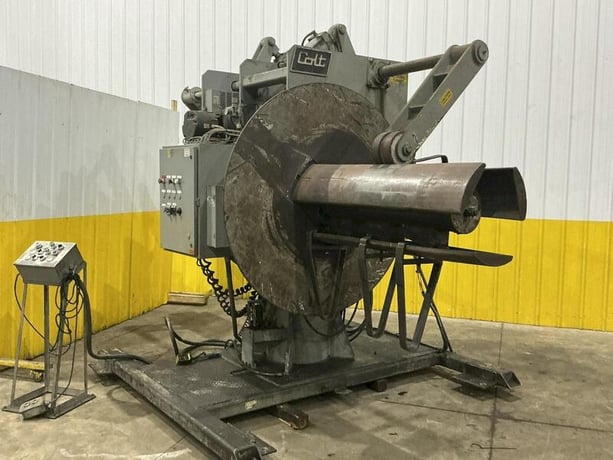 20000 lb. Colt #CHD-DR2000, double end uncoiler, 48" width, 60" outside dimensions, 20"-24" ID, Rowe coil - Image 4