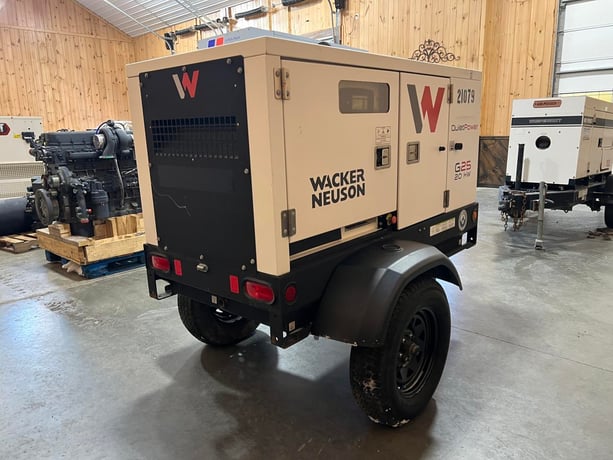 25 KW Wacker Neuson #G25, Portable Rental Grade Diesel Generator, 1800 RPM, Voltage Selector Switch, Kohler - Image 5