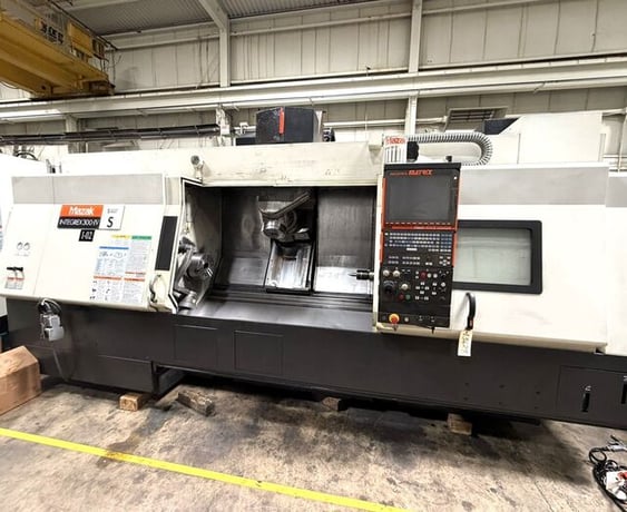 Mazak #Integrex-300-IV-S, 5-Axis CNC Mill, 24.8" X, 9" Y, 62.4" Z, 60" max. machining length, 30" max. - Image 1