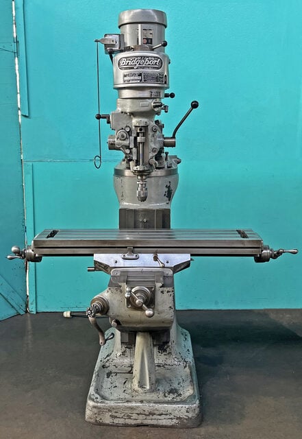 Bridgeport #Series-I, Vertical Milling Machine, 9" x 42" table, 30" X, 12" Y, 16" Z, 5" Quill, 80-2720 RPM - Image 1