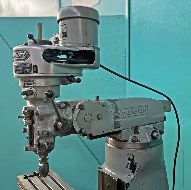 Bridgeport #Series-I, Vertical Milling Machine, 9" x 42" table, 30" X, 12" Y, 16" Z, 5" Quill, 80-2720 RPM - Image 8