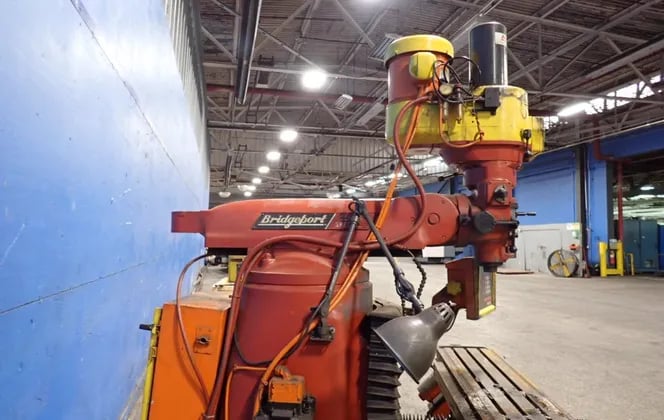 Bridgeport, Vertical Mill, 11" X 58" table, 2 HP, digital read out, 773,275 hours - Image 7