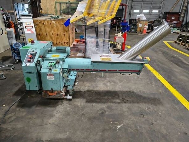 Polymer Systems #1010-AE, Auger feed granulator, 10" x10" cutting chamber - Image 2