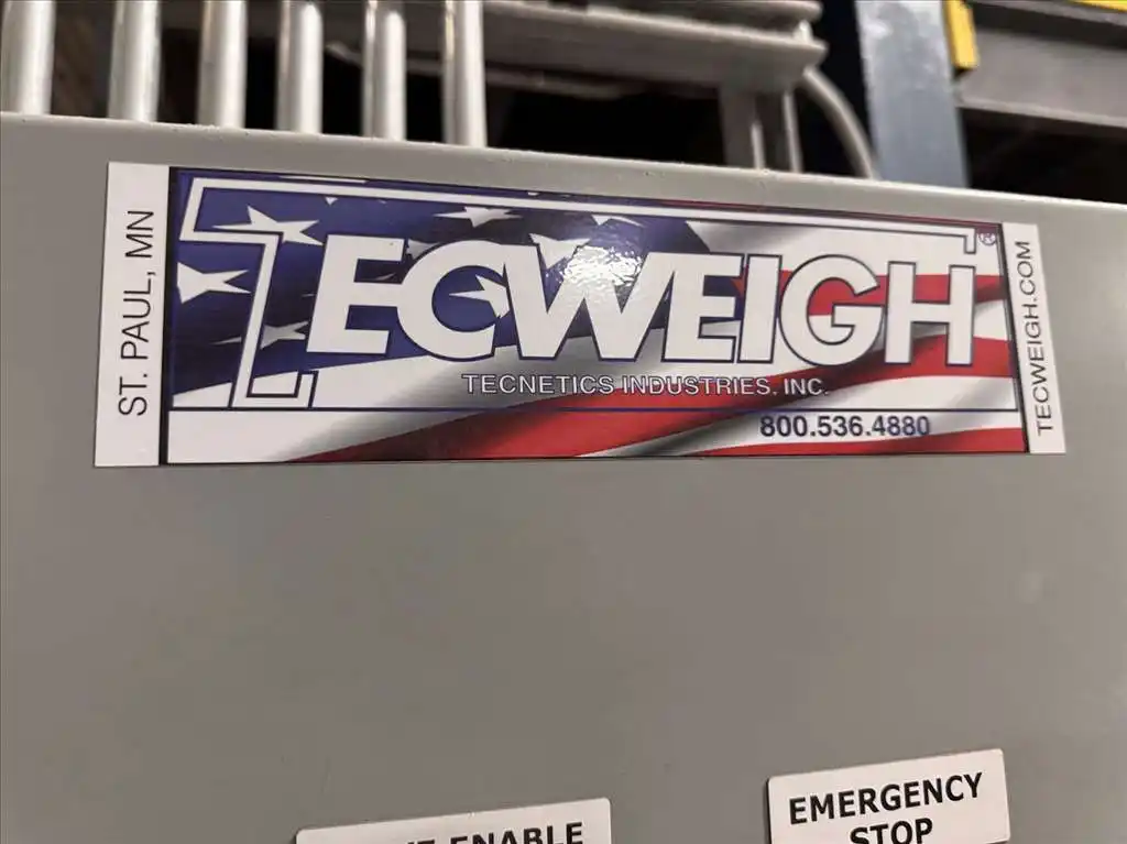 Tecweigh chemical additive system, (3) additive hoppers with hardy fillter dispenser PLC controls, KWS 6" - Image 7