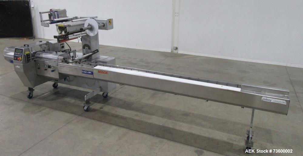 Bosch Doboy #Linium-301, Horiz Flow Wrapper, Stainless Steel, 350 PPM, conveyor, casters (3 available) - Image 3