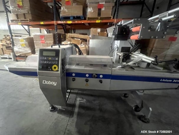 Bosch Doboy #Linium-301, Horiz Flow Wrapper, Stainless Steel, 100 PPM, conveyor - Image 3