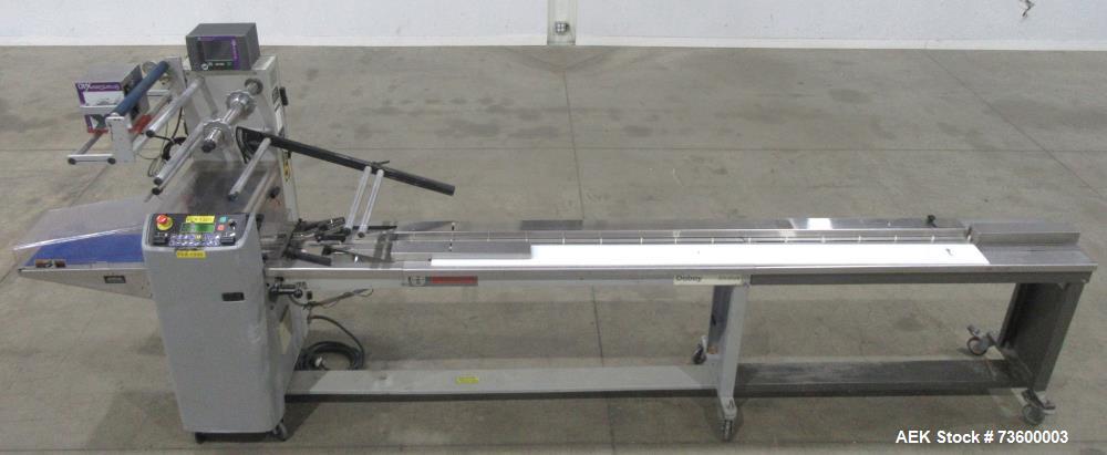 Bosch Doboy #Stratus, Horiz Flow Wrapper, w/ Dual Up-Crimp Heads, 20-150 PPM, Markem Smart Date coder, casters - Image 1