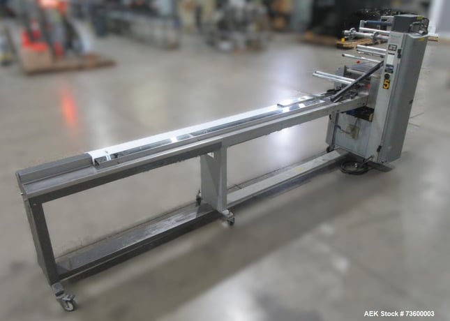 Bosch Doboy #Stratus, Horiz Flow Wrapper, w/ Dual Up-Crimp Heads, 20-150 PPM, Markem Smart Date coder, casters - Image 5