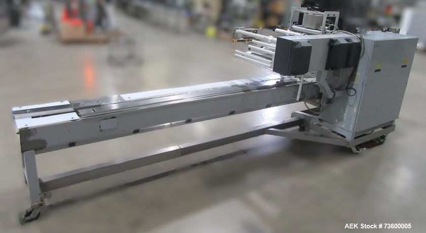 Ilapak #Carrera-1000/40, Horizontal Flow Wrapper, 250 PPM, 2-Up, Markem coder, dual web arbors, chain infeed - Image 5