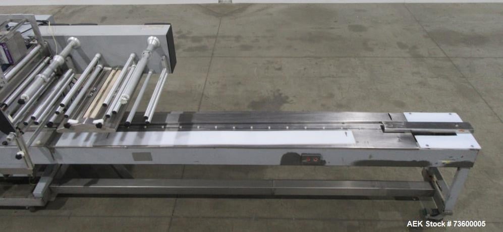 Ilapak #Carrera-1000/40, Horizontal Flow Wrapper, 250 PPM, 2-Up, Markem coder, dual web arbors, chain infeed - Image 6
