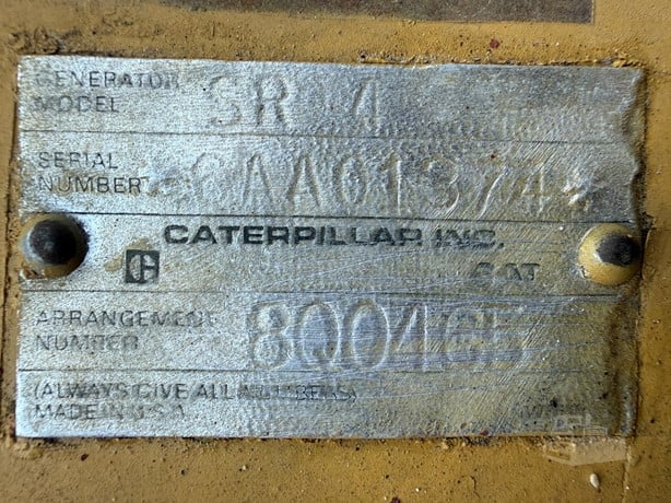 1250 KW Caterpillar #3512, Open Skid Diesel Generator Set, 2000 amp circuit breaker, 1818 HP CAT engine, 1800 - Image 6