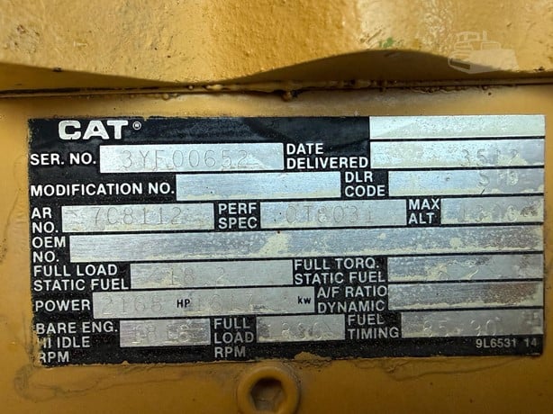 1250 KW Caterpillar #3512, Open Skid Diesel Generator Set, 2000 amp circuit breaker, 1818 HP CAT engine, 1800 - Image 7