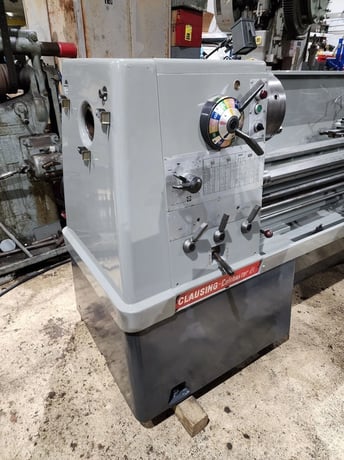 21" x 120" Clausing #Colchester, Engine Lathe, 3.5" bore, 3 jaw 12" chuck, 1400 RPM, 12.5 HP, Steady Rest - Image 2