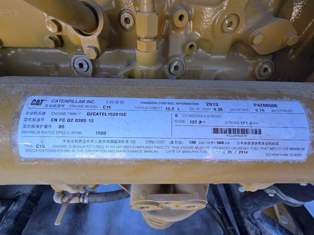 364 KW Caterpillar #C15, diesel generator set, 400 Volts, 3-phase - Image 10