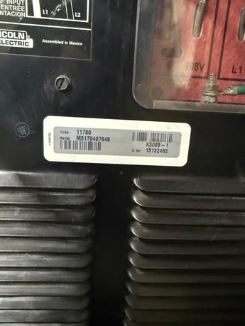 Lincoln #Power-Mig-256, mig welder, 208/230 V., 1-phase - Image 7