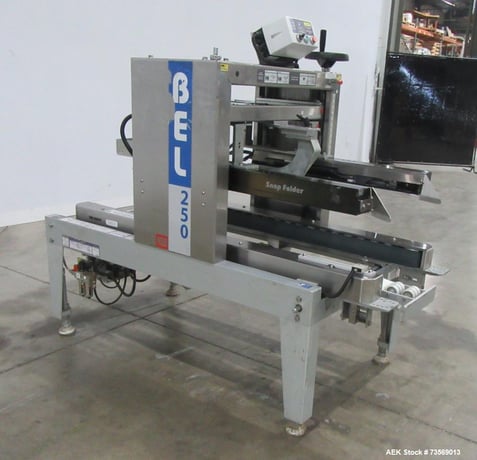 Wexxar #BEL-250, Automatic Top & Bottom Case Sealer, 25 CPM, 22" x 15.5" x 15.5" box - Image 3