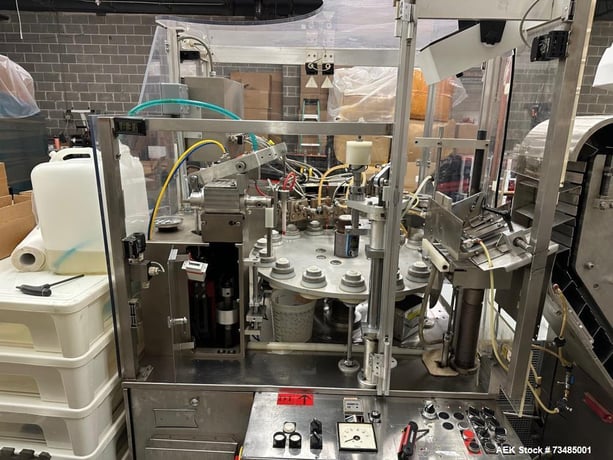Kalix #KX100, Automatic Tube Filler, 80-100 TPM, Pharma-Ready, 220 V., 3-350cc, change parts - Image 1