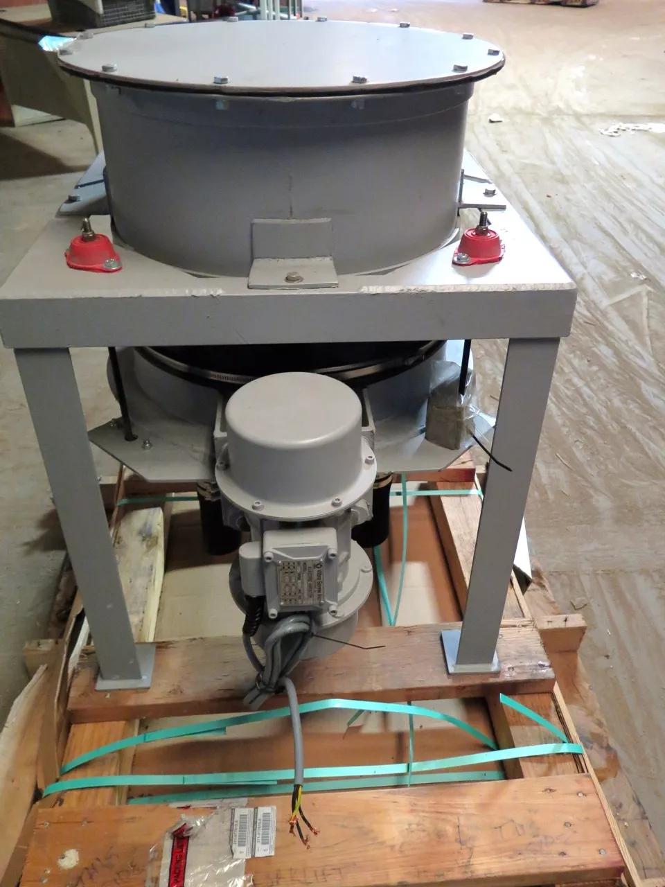 Vibra Screw #20-3, Live Bottom Bin, 1/2 HP motor, carbon steel, dual outlet - Image 3