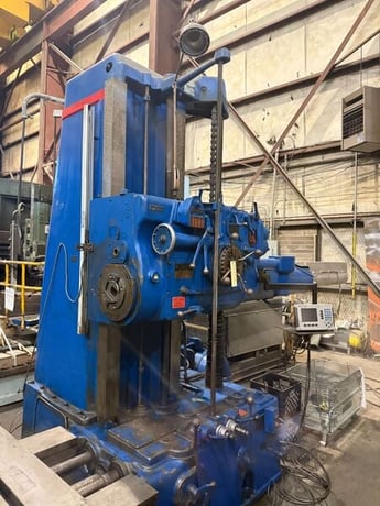 5" Giddings & Lewis #350-T, Manual Horizontal Boring Mill, 48" x 74" table, 72" X, 48" Y, 60" Z, 36" spindle - Image 2