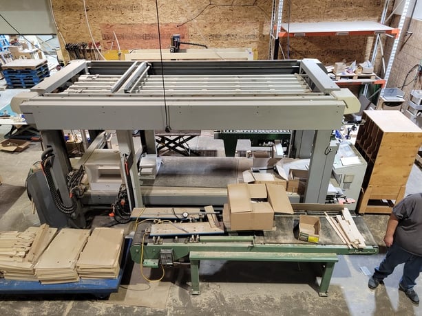 Biesse Comil #Performer-TP, Case Clamp, 6.5-7.5 bar, 460 Volt, 3PH, 2008 - Image 8