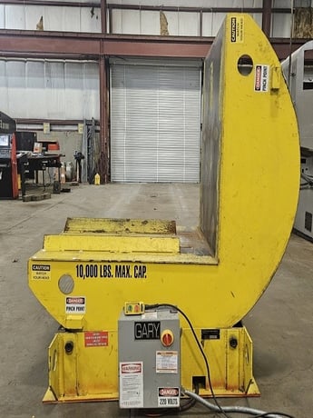 10000 lb. Gary #4466-10, coil upender, 48" x 48" platform - Image 1