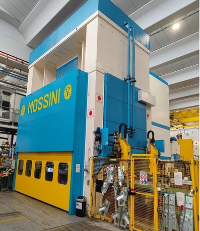 2000 Ton, Mossini #PDM-4B-LD-2000, 6000 x 2480 mm Die Space, 900" mm Stroke, 1270 mm Shut Height, 10-25 SPM - Image 2