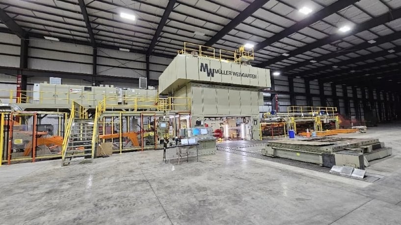 1500 Ton, Muller Weingarten #SL4-1500-4000-2600, 4500 x 2600 mm Die Space, 450" mm Stroke, 1200 mm Shut - Image 4