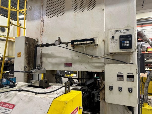 300 Ton, Aida #PMX-L2-300, 72.8" x 40" Die Space, 7.8" Stroke, 40-100 SPM - Image 7