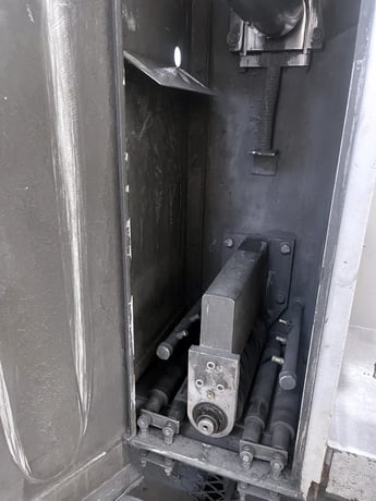 9" x 60" Timesavers #1121-11-00, belt grinder, 2-heads, 10-30 FPM, 3.25" diameter drum, 5 HP, 2016 - Image 2