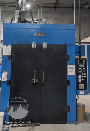 60" width x 84" H x 60" L Wisconsin Oven #EWN-55-7G, double door gas fired walk-in oven, 500°F - Image 1