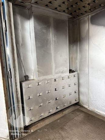 60" width x 84" H x 60" L Wisconsin Oven #EWN-55-7G, double door gas fired walk-in oven, 500°F - Image 6