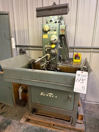 Sunnen #MBB-1660, 6.5" precision horizontal hone with tooling, self energized band type spindle brake - Image 2