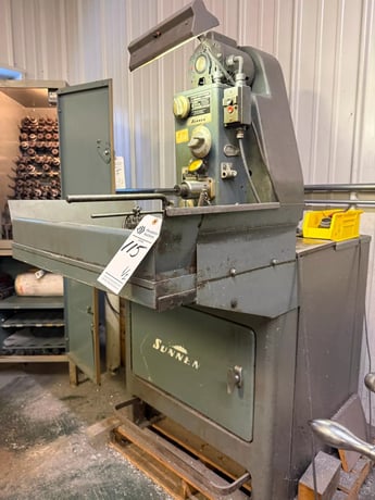 Sunnen #MBB-1660, 6.5" precision horizontal hone with tooling, self energized band type spindle brake - Image 9