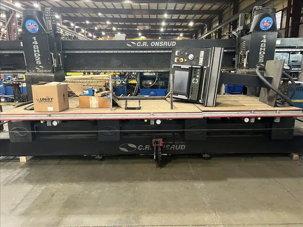 Onsrud #148D25H2, CNC router, OSAI Series 10/510i Control, 148" X, 61" Y, 11" Z, hi-torque milling & tappingh - Image 1