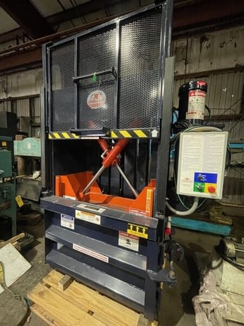 42" width x 30" L x 48" H Cram-A-Lot #VB-42-B, Vertical Baler - Image 1