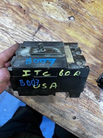 60 Amps, ITC #60A, electrical breaker - Image 1