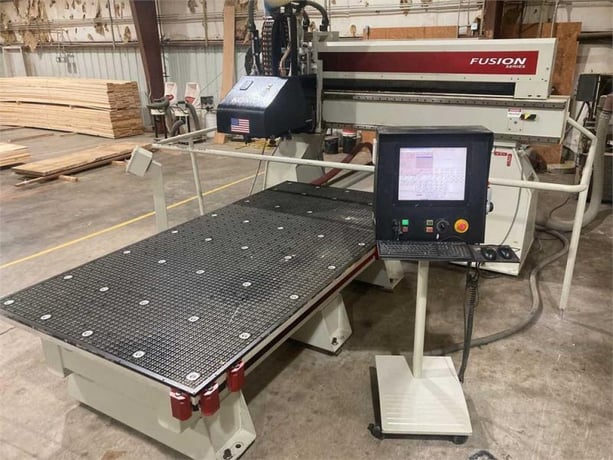 Komo #VR-510-Fusion, CNC Router, 60" x 120" table, 140" X, 84" Y, 15" Z, 16 HP, 24,000 RPM, 15-position tool - Image 2