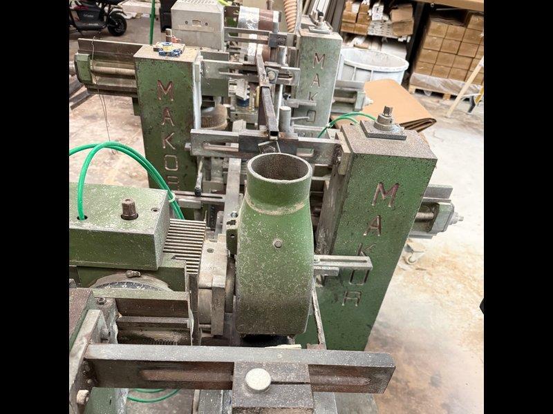 7-7/8" x 3-1/8" Makor #5-TC, Profile Sander, 5-station, 4 disc heads, 6" spindle length, 4 HP spindle motor - Image 3