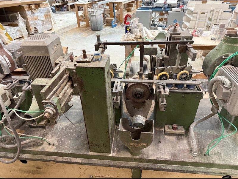 7-7/8" x 3-1/8" Makor #5-TC, Profile Sander, 5-station, 4 disc heads, 6" spindle length, 4 HP spindle motor - Image 5