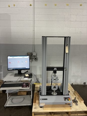 1125 lbf (5kN) Instron #34TM-5, Tensile Tester, 44" tension testing opening, 16.5" x 5" table, 44" testing - Image 4