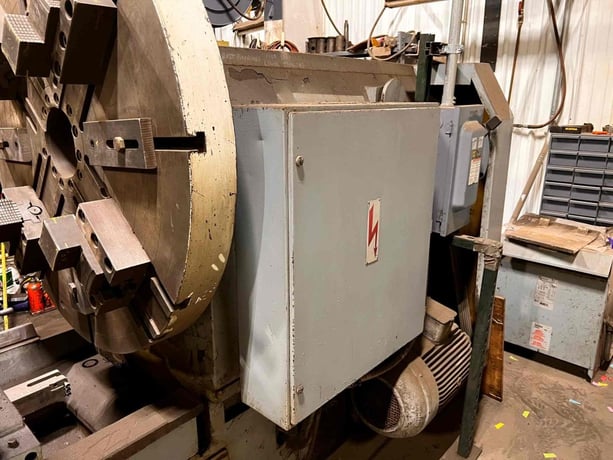 60" x 236" Geminis #GE1400, Engine Lathe, 42" swing over cross slide, 4-jaw 40" chuck, 6" spindle bore - Image 3