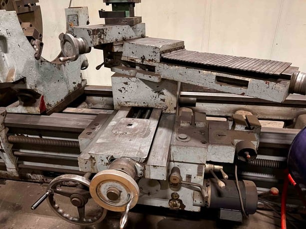60" x 236" Geminis #GE1400, Engine Lathe, 42" swing over cross slide, 4-jaw 40" chuck, 6" spindle bore - Image 5