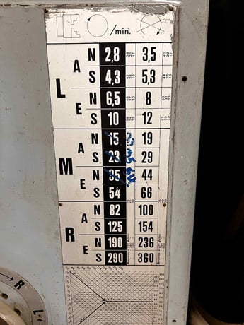 60" x 236" Geminis #GE1400, Engine Lathe, 42" swing over cross slide, 4-jaw 40" chuck, 6" spindle bore - Image 6