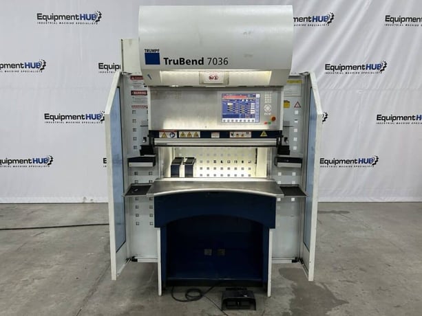 40 Ton, Trumpf #Trubend-7036, electromechanical CNC press brake, 3.4'OA, 37" between housing, 4.72" stroke - Image 2